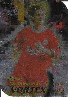 Steve McManaman Liverpool 1999 Futera Fans' Selection Vortex #V3